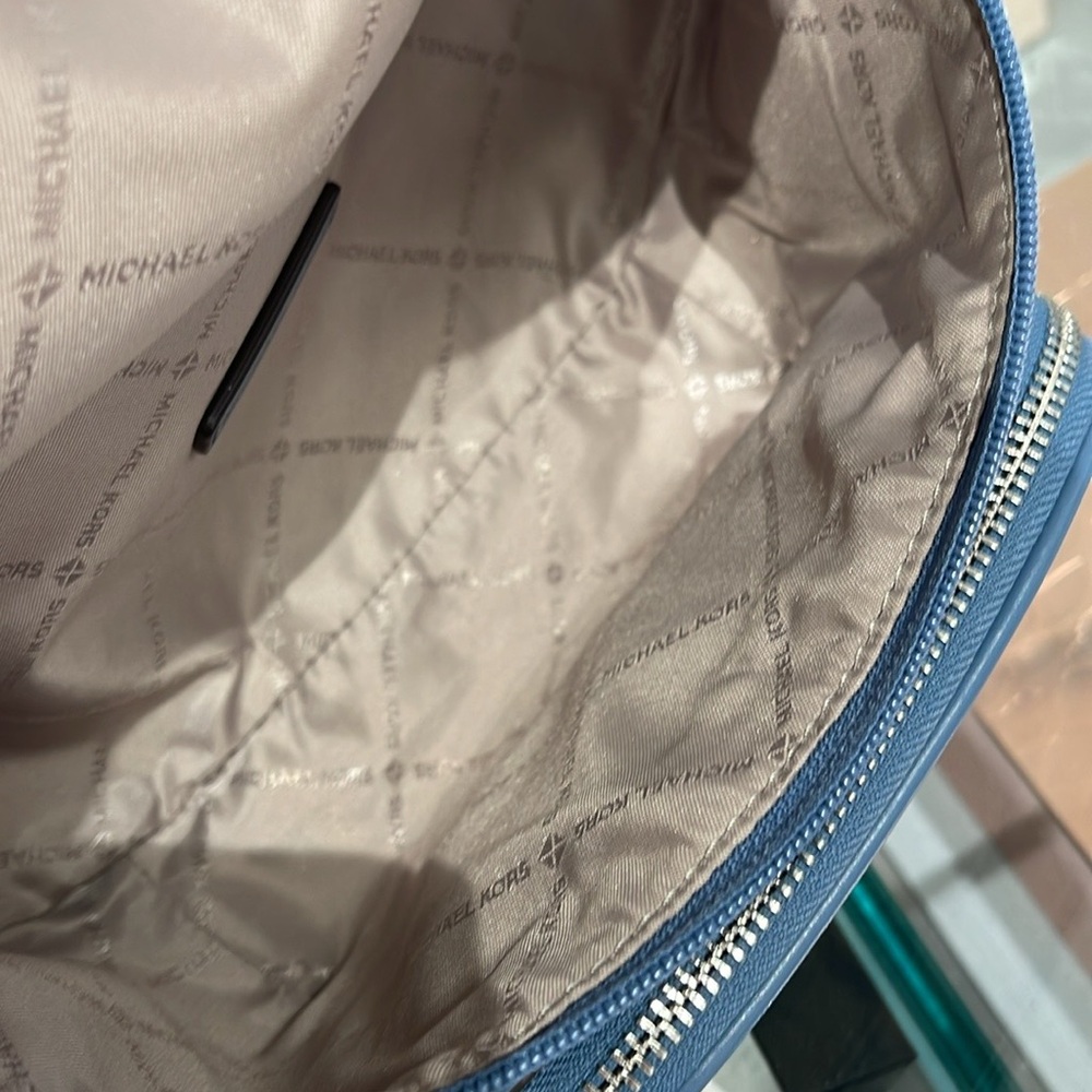 MICHAEL KORS
Maisie Large Logo 2-in-1 Sling Waist Fanny Pack Crossbody 
Denim/ - Picture 13 of 16